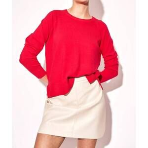 NEW DELUC lorraine sweater in red